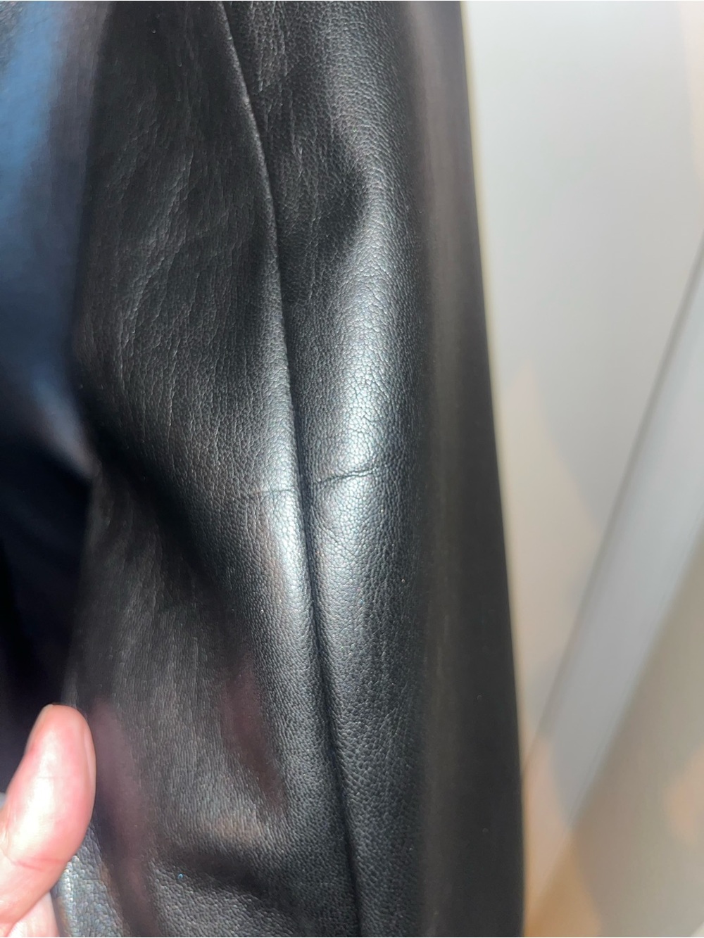 Generation Love Faux Leather Blazer Black Size Small - Picture 7 of 7